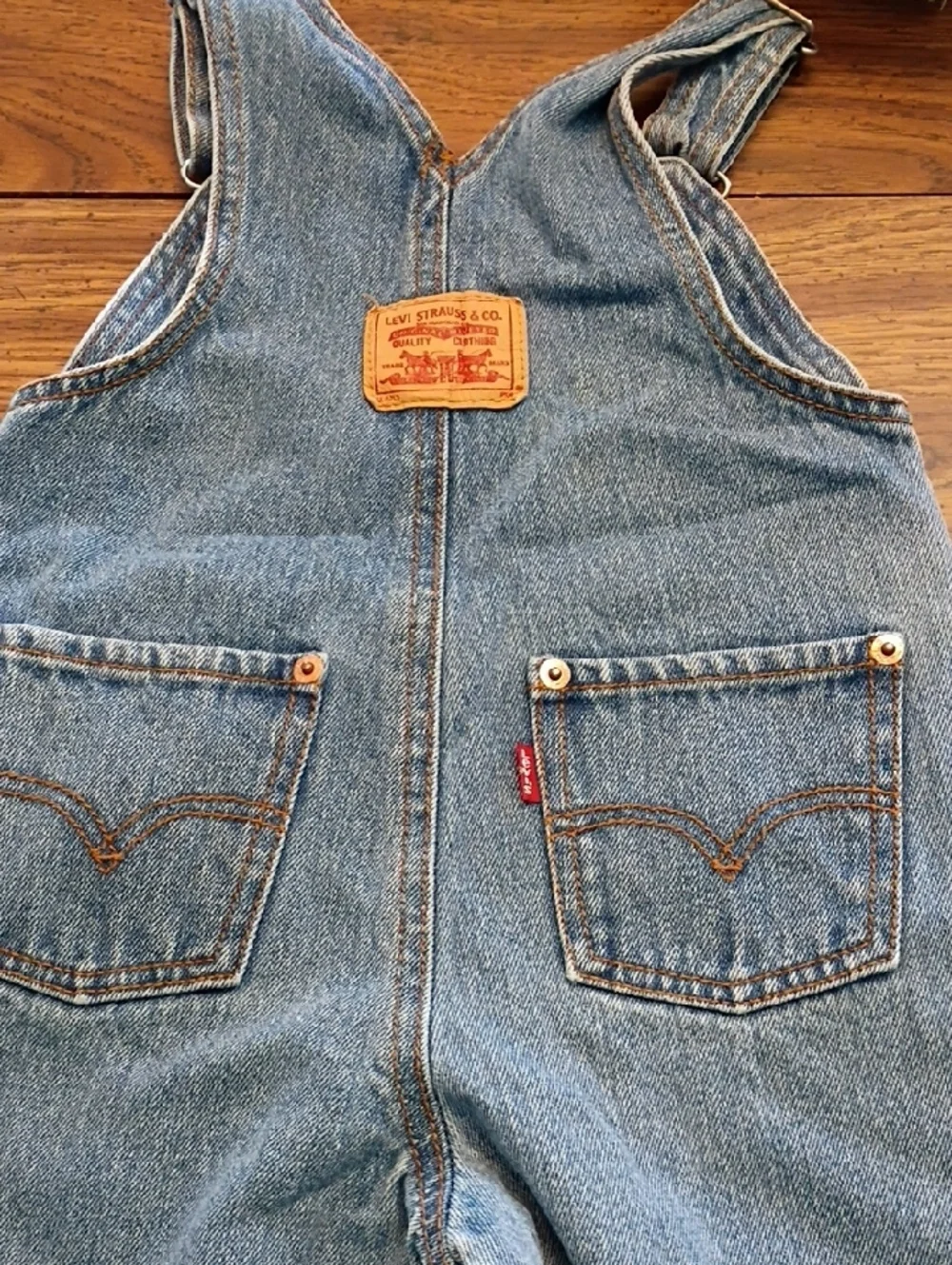 Levi's Blue Denim Kids Overalls